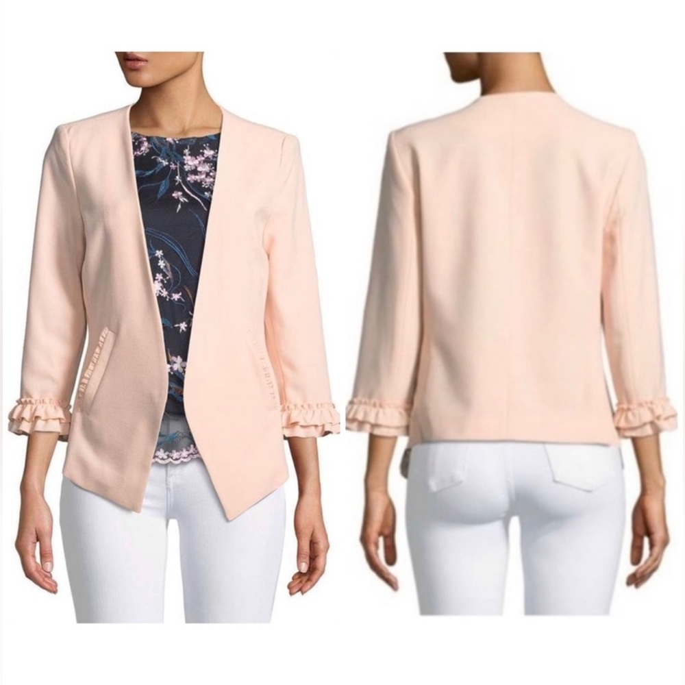 NWT Nanette Lepore Open Front Blazer